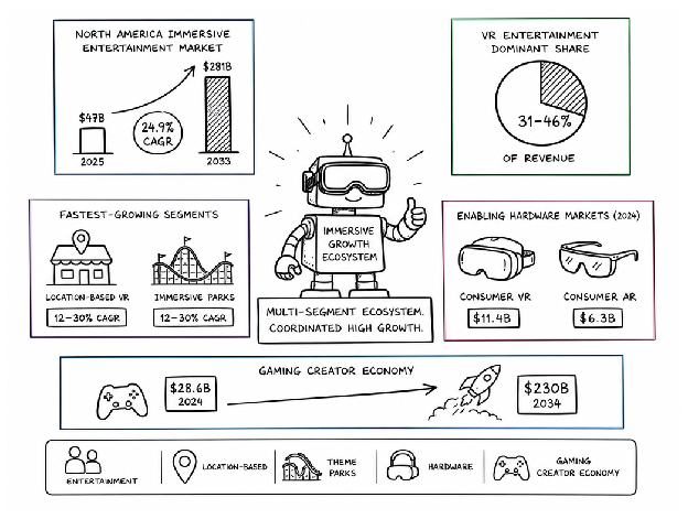 The Scale and Structure of North America's Immersive Economy