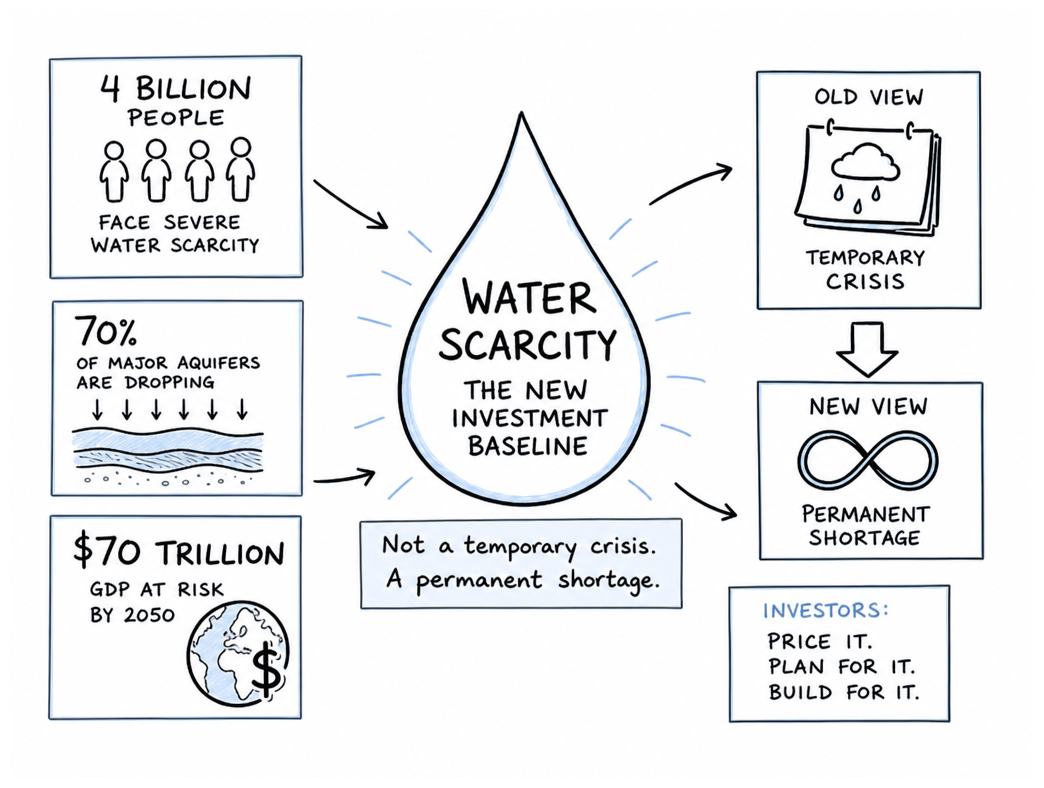 Global Water Scarcity Scale and Economic Risk
